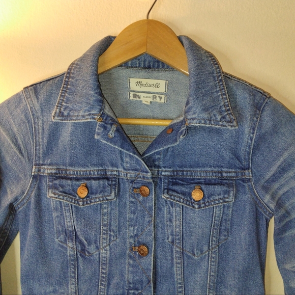 Madewell Classic Denim Jacket Size XS - Picture 6 of 10